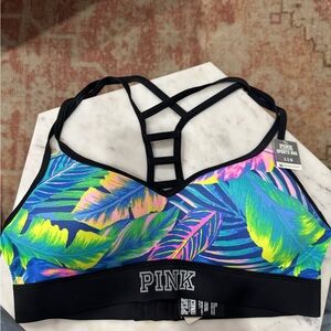 PINK Victoria's Secret Women's Tropical Sports Bra - Multicolor NWT (200)